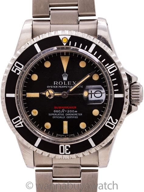 mens rolex vintage submariner mark iv dial 1680